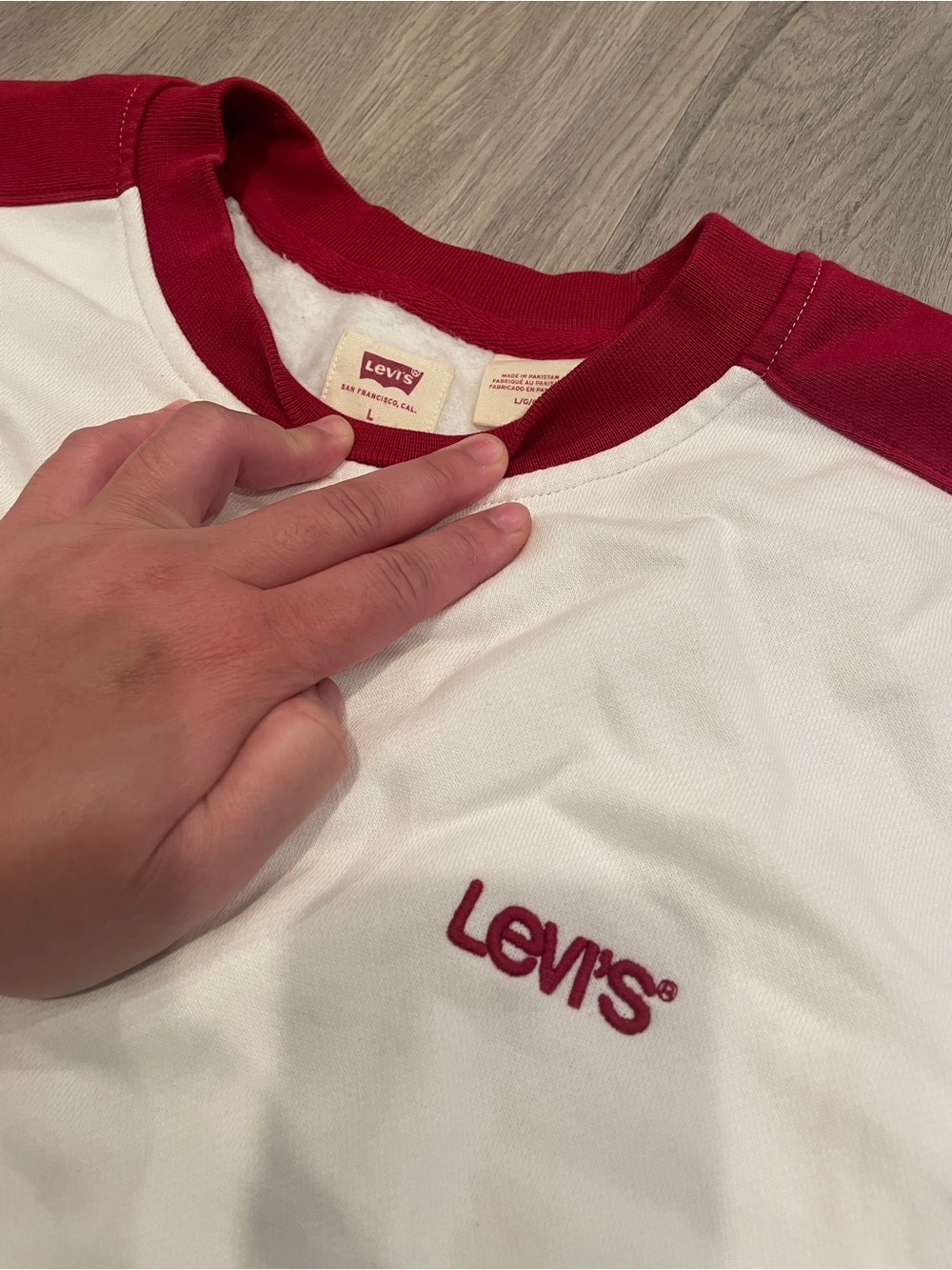 Levi's Colorblock Crew Neck Sweatshirt